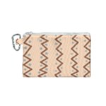 Print Pattern Minimal Tribal Canvas Cosmetic Bag (Small)