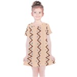 Print Pattern Minimal Tribal Kids  Simple Cotton Dress