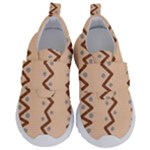 Print Pattern Minimal Tribal Kids  Velcro No Lace Shoes