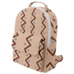 Print Pattern Minimal Tribal Flap Pocket Backpack (Small)