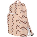 Print Pattern Minimal Tribal Double Compartment Backpack