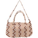 Print Pattern Minimal Tribal Removable Strap Handbag