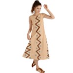 Print Pattern Minimal Tribal Summer Maxi Dress