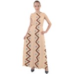 Print Pattern Minimal Tribal Chiffon Mesh Boho Maxi Dress