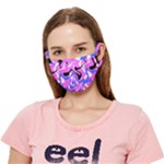Swirl Pink White Blue Black Crease Cloth Face Mask (Adult)
