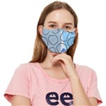 Boho Blue Deep Blue Artwork Fitted Cloth Face Mask (Adult)