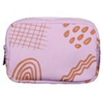 Elements Scribbles Wiggly Lines Retro Vintage Make Up Pouch (Small)