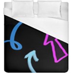 Colorful Arrows Kids Pointer Duvet Cover (King Size)