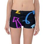 Colorful Arrows Kids Pointer Reversible Boyleg Bikini Bottoms