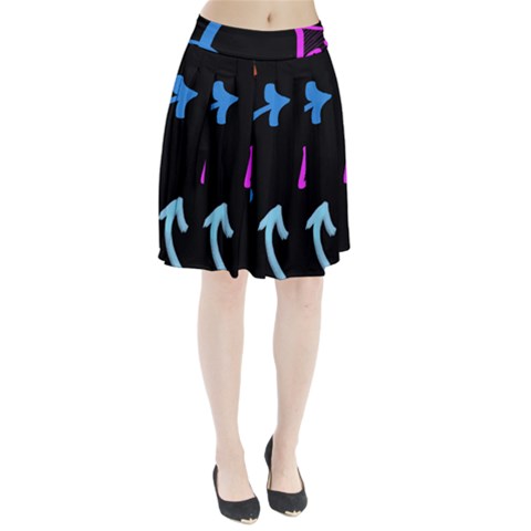 Colorful Arrows Kids Pointer Pleated Skirt from ZippyPress
