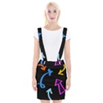 Colorful Arrows Kids Pointer Braces Suspender Skirt