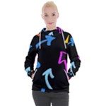Colorful Arrows Kids Pointer Women s Hooded Pullover