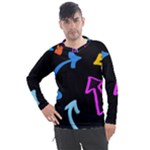 Colorful Arrows Kids Pointer Men s Pique Long Sleeve T-Shirt
