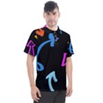 Colorful Arrows Kids Pointer Men s Polo T-Shirt