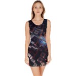 Fractal Cube 3d Art Nightmare Abstract Bodycon Dress