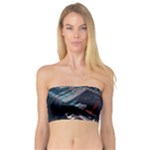 Fractal Cube 3d Art Nightmare Abstract Bandeau Top