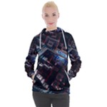 Fractal Cube 3d Art Nightmare Abstract Women s Hooded Pullover
