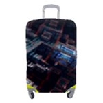 Fractal Cube 3d Art Nightmare Abstract Luggage Cover (Small)