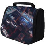 Fractal Cube 3d Art Nightmare Abstract Full Print Travel Pouch (Big)