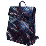 Fractal Cube 3d Art Nightmare Abstract Flap Top Backpack