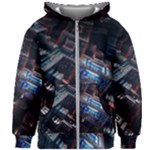 Fractal Cube 3d Art Nightmare Abstract Kids  Zipper Hoodie Without Drawstring