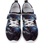 Fractal Cube 3d Art Nightmare Abstract Men s Velcro Strap Shoes