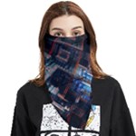 Fractal Cube 3d Art Nightmare Abstract Face Covering Bandana (Triangle)