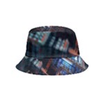 Fractal Cube 3d Art Nightmare Abstract Inside Out Bucket Hat (Kids)