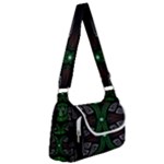 Fractal Green Black 3d Art Floral Pattern Multipack Bag