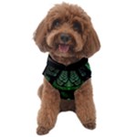Fractal Green Black 3d Art Floral Pattern Dog Sweater