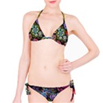 Floral Fractal 3d Art Pattern Classic Bikini Set