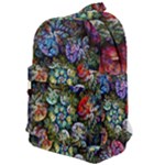 Floral Fractal 3d Art Pattern Classic Backpack