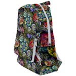 Floral Fractal 3d Art Pattern Travelers  Backpack