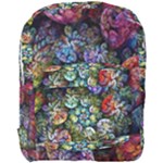 Floral Fractal 3d Art Pattern Full Print Backpack