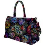 Floral Fractal 3d Art Pattern Duffel Travel Bag