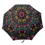 Mexican Folk Art Seamless Pattern Folding Umbrellas
