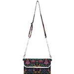 Mexican Folk Art Seamless Pattern Mini Crossbody Handbag