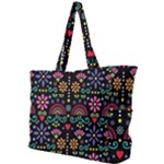 Mexican Folk Art Seamless Pattern Simple Shoulder Bag