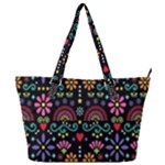 Mexican Folk Art Seamless Pattern Full Print Shoulder Bag