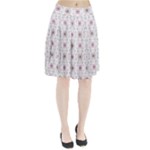 Pattern Texture Design Decorative Pleated Skirt