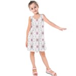 Pattern Texture Design Decorative Kids  Sleeveless Dress