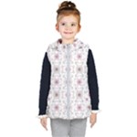 Pattern Texture Design Decorative Kids  Hooded Puffer Vest