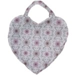 Pattern Texture Design Decorative Giant Heart Shaped Tote