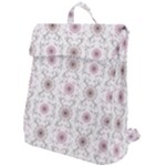 Pattern Texture Design Decorative Flap Top Backpack