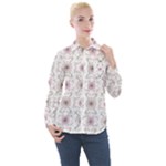 Pattern Texture Design Decorative Women s Long Sleeve Pocket Shirt
