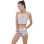 Pattern Texture Design Decorative Summer Cropped Co-Ord Set