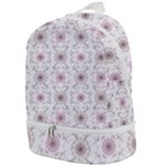 Pattern Texture Design Decorative Zip Bottom Backpack