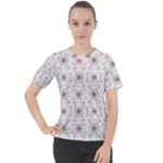 Pattern Texture Design Decorative Women s Sport Raglan T-Shirt