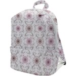 Pattern Texture Design Decorative Zip Up Backpack