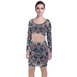 Floral Flora Flower Flowers Nature Pattern Top and Skirt Sets